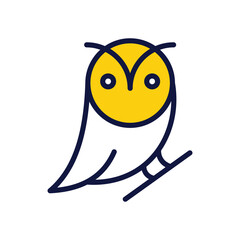 Knowledge icon isolate white background vector stock illustration.