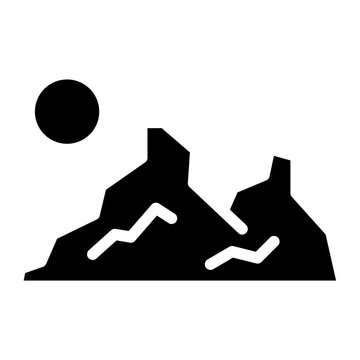 rock mountain glyph