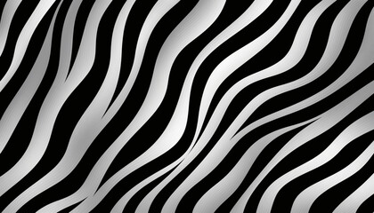 zebra skin texture generating by AI technology - obrazy, fototapety, plakaty