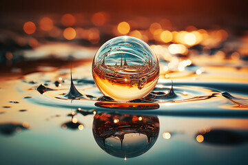 Water drop, environment issue, scarcity of resources, world water day 