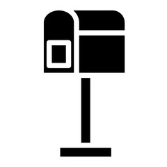 Obraz premium mailbox glyph