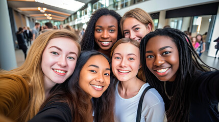 Women of different ethnicities and places of origin united.
