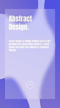 Abstract Social Media Vertical Story