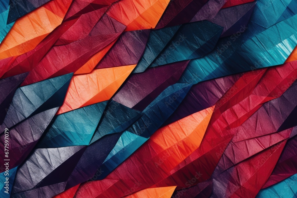 Aufkleber abstract colorful seamless pattern of scales. generative ai