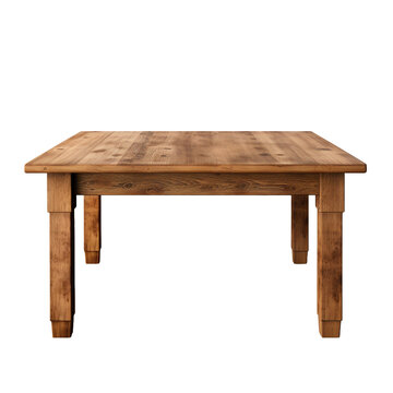 Farmhouse Table isolated on transparent background