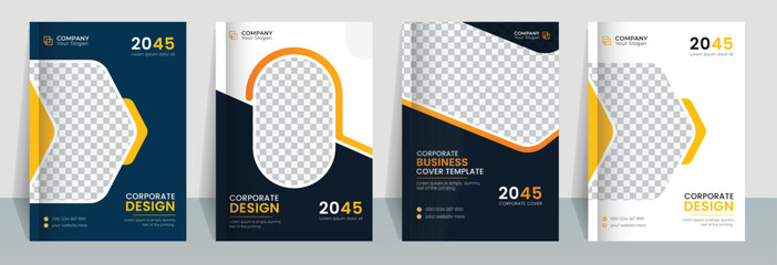 Corporate business brochure book cover Design Template. company profile,
Corporate annual report Design template.