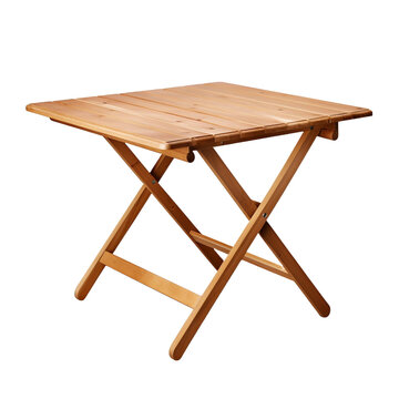 Folding Table isolated on transparent background