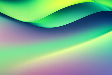 Green color gradient background design. Abstract geometric background with liquid shapes. Vector illustration.
