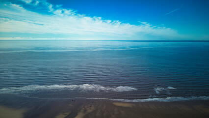 sea and sky in Blackpool 