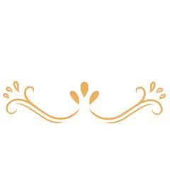 Collection of Handdrawn swirls and curles. Design element of ornaments for wedding cards, in invitations, save the date cards, flyers for restaurant