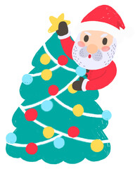 drawing line art cartoon cute icon symbol merry christmas