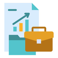 Documentation Flat Icon. Included in Business Continuity Pack Icon.