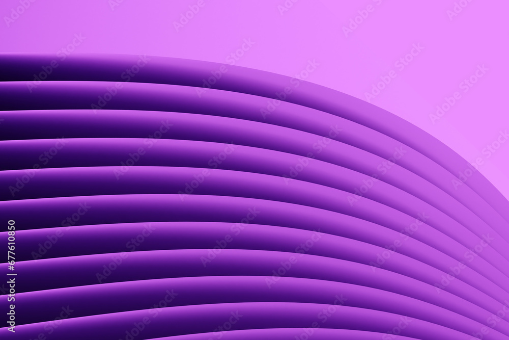 Poster purple background. abstract backdrop. texture with curved parallel lines. backdrop with purple strip