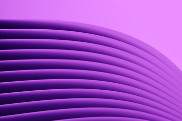 Purple background. Abstract backdrop. Texture with curved parallel lines. Backdrop with purple...