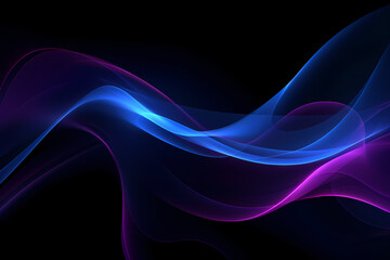 futuristic abstract background with wave and light effect