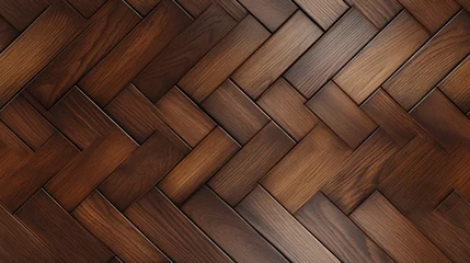 Kissenbezug Tillable wood background. Seamless tiled dark wood backgrounds. Wood Backgrounds. © Noize