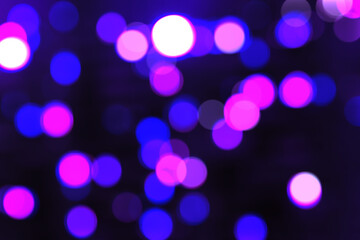 Beautiful bokeh shines with a special light. Glitter.