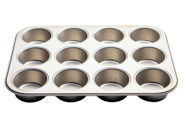 Muffin Tin, transparent background, isolated image, generative AI