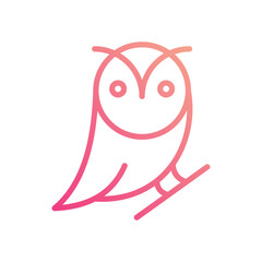 Knowledge icon isolate white background vector stock illustration.