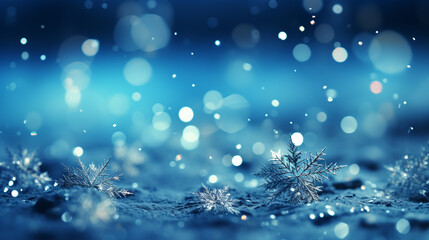 christmas background with snowf lakes HD 8K wallpaper Stock Photographic Image 