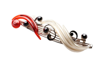 Hair Accessory in Detail On Transparent Background