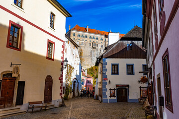 Old Street with late-gothic and renaissance buildings.