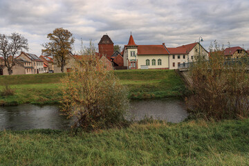 Herbstliches Ringleben an der Gera