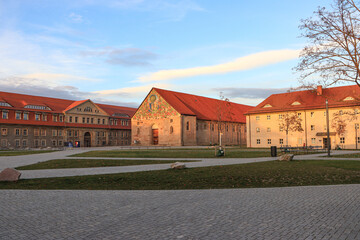 Zitadelle Petersberg in Erfurt; Defensionskaserne und Peterskirche