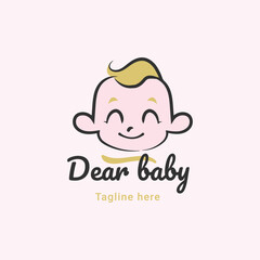 Cute baby logo