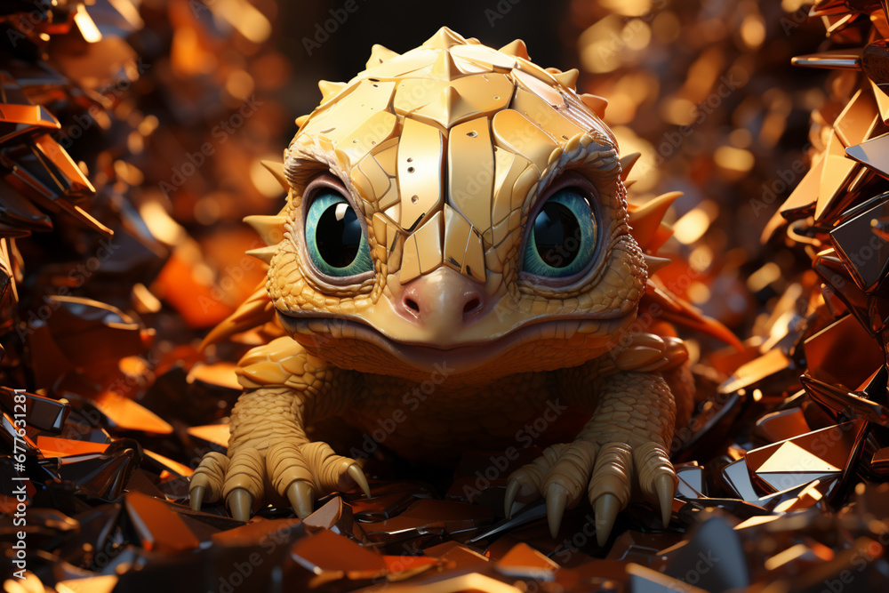 Poster A creative depiction of a hatchling emerging onto a path formed by cracked eggshells, signifying the journey ahead 