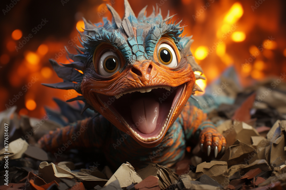 Poster an empowering image capturing a hatchling's triumphant moment of emerging completely from the eggshe