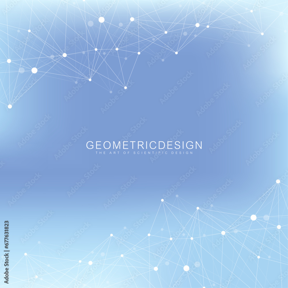 Leinwandbilder global network connection banner design template. header social network communication in the global 
