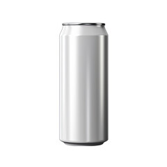 Slim Aluminum Can Mockup Isolated on Transparent or White Background, PNG