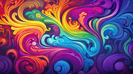  a multicolored background with swirls and swirls on the bottom of the image and the bottom of the image on the top of the bottom of the image.  generative ai