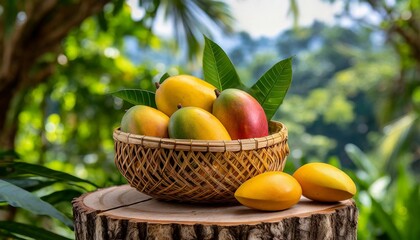 basket of mangos