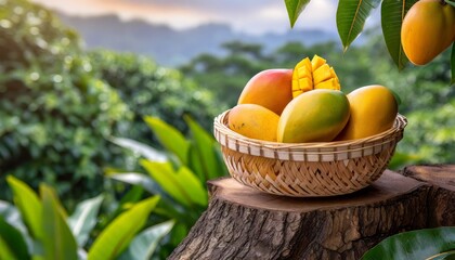 basket of mango