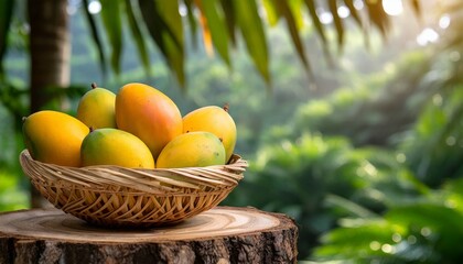 basket of mangoes