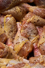 Seasoned chicken drumsticks