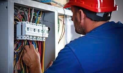 Working Safely with Electrical Panels: A Skilled Electrician Ensures Proper Functionality and Safety
