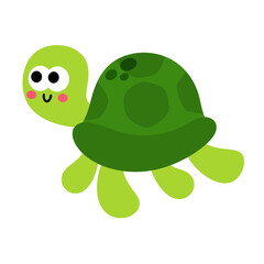 turtle cartoon icon.