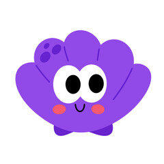 shellfish cartoon icon.