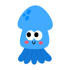 Squid cartoon Icon.