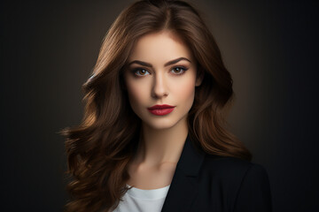 Fototapeta premium Professional journalist ready for live broadcasting ready reportage Generative AI picture