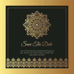 luxury invitation background style ornamental pattern
