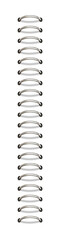 Relistic Silver Binder Ring.