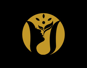 Modern beauty logo vector 