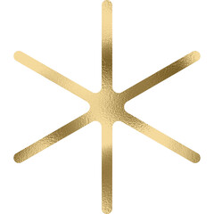 goldener Stern mit transparentem Hintergrund 