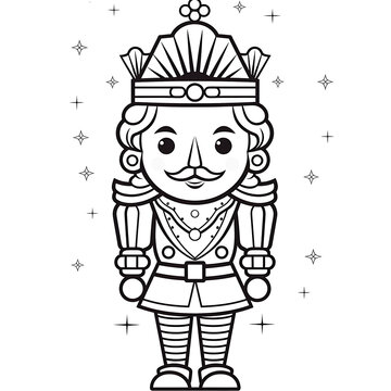 Whimsical Nutcracker Coloring Pages for Kids