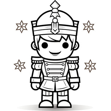 Whimsical Nutcracker Coloring Pages for Kids