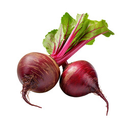 Beetroot, transparent background, isolated image, generative AI
